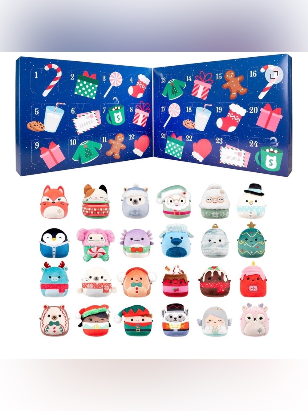 Micromallows by Original Squishmallows 24 Day Deluxe Advent Holiday Calendar - Picture 5 of 5